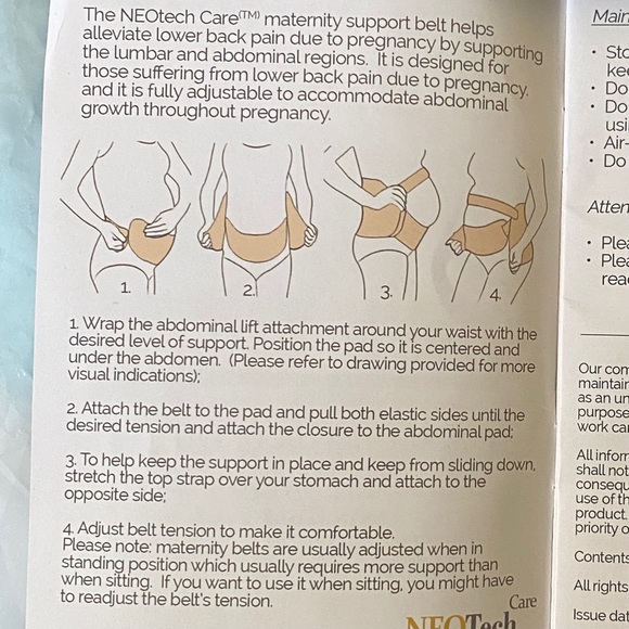 Neotech maternity support belt medium pregnancy - Picture 3 of 5